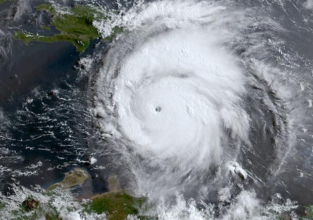 Hurricane Beryl during the morning of July 2, 2024.