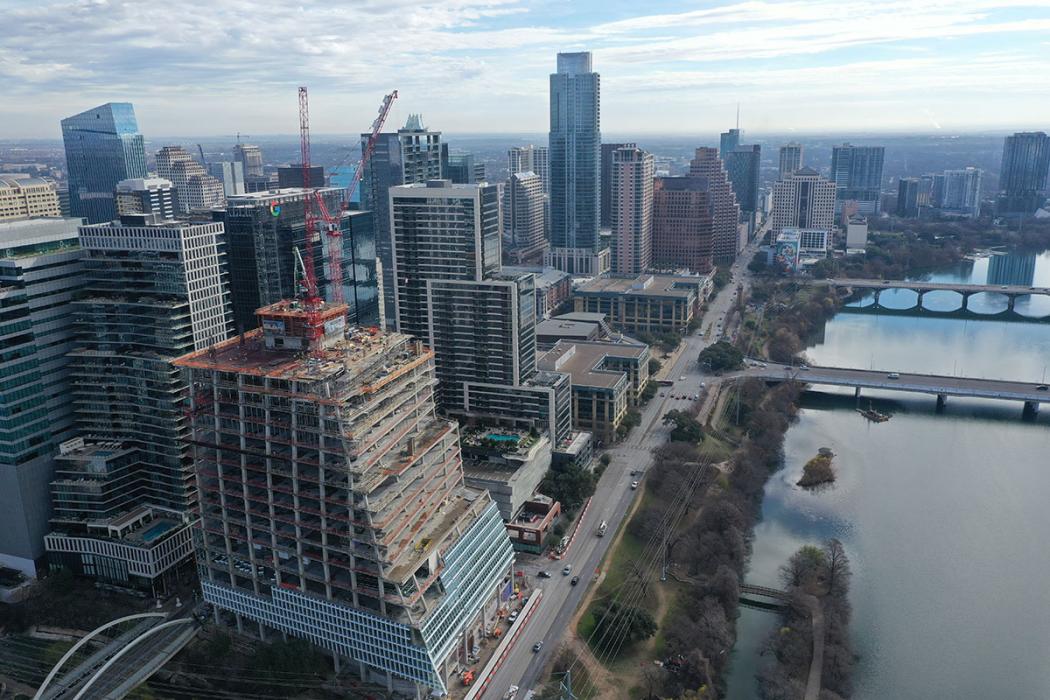 Google Tower Block 185 in Austin, Texas.