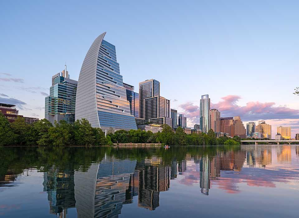 Google Tower Block 185 in Austin, Texas.