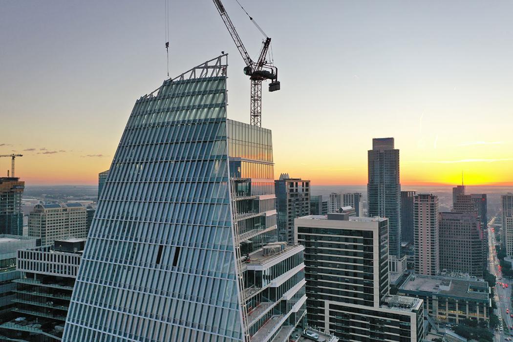 Google Tower Block 185 in Austin, Texas.