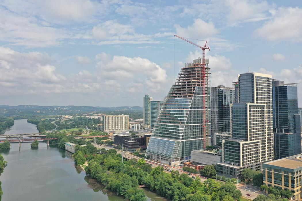 Google Tower Block 185 in Austin, Texas.