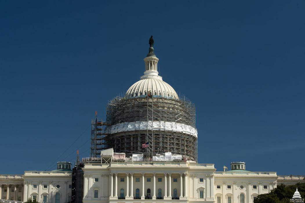 The United States Capitol dome in Washington, D.C.