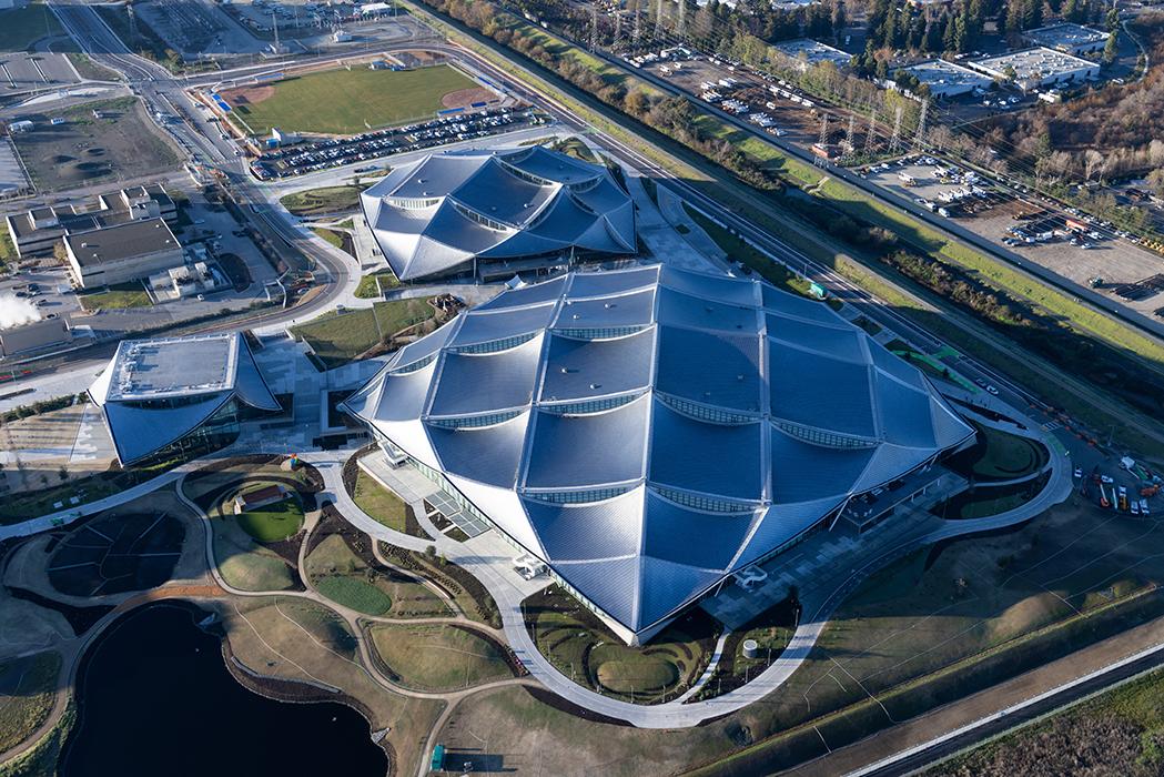 Google Bay View Campus in California.