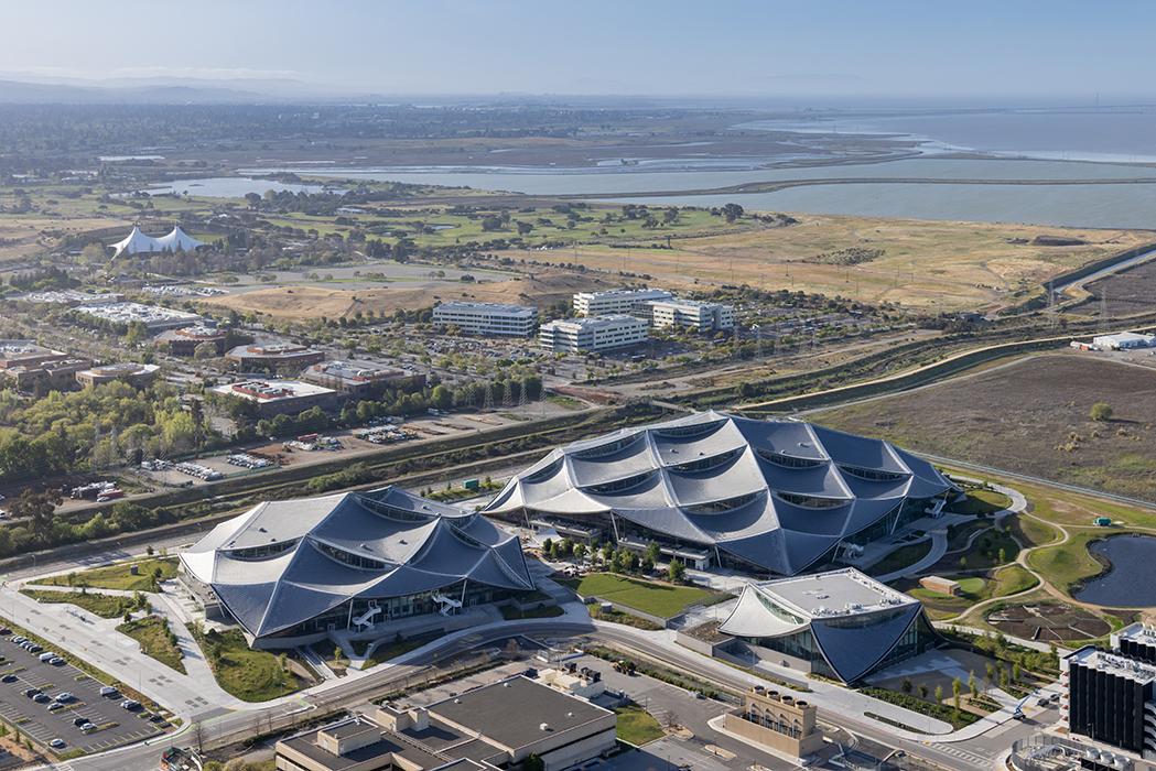 Google Bay View Campus in California.