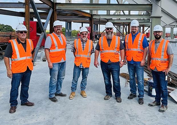 David Booth Kansas Memorial Stadium Tops Out