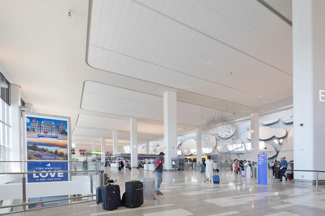 LaGuardia Airport, Terminal B, in New York.