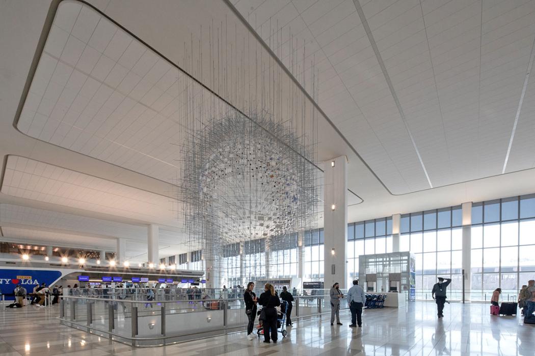 LaGuardia Airport, Terminal B, in New York.