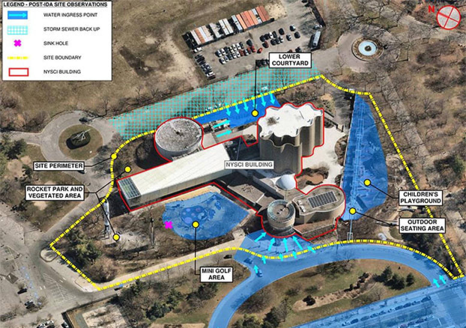 New York Hall of Science, Climate Hazard Assessment Services, in Queens, New York.