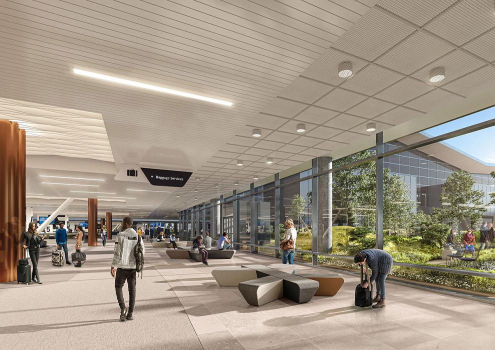 Pittsburgh International Airport Terminal Modernization in Pennsylvania.