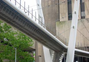 Rockefeller University Community Bridge in New York, New York.