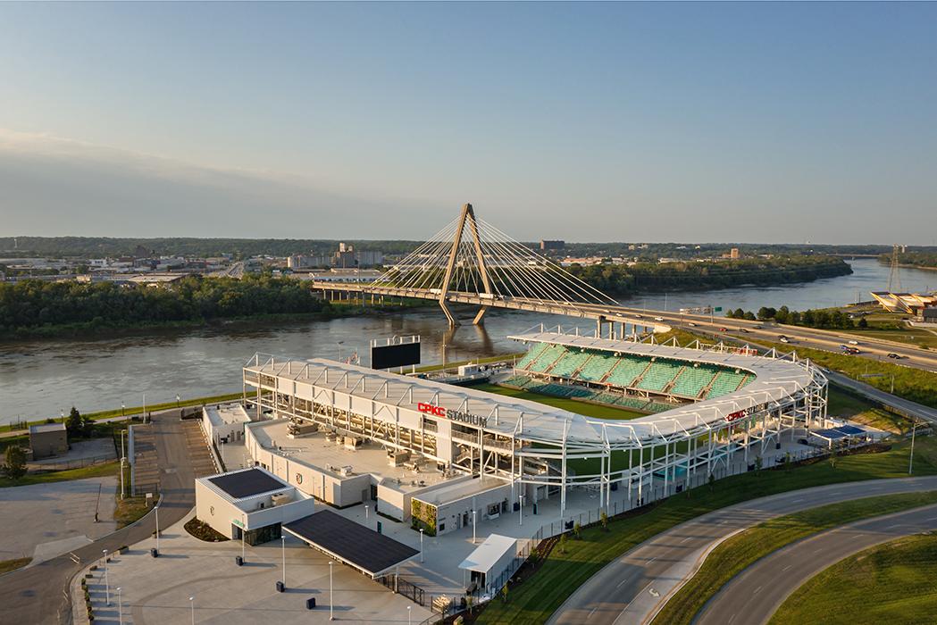 CPKC Stadium in Kansas City.