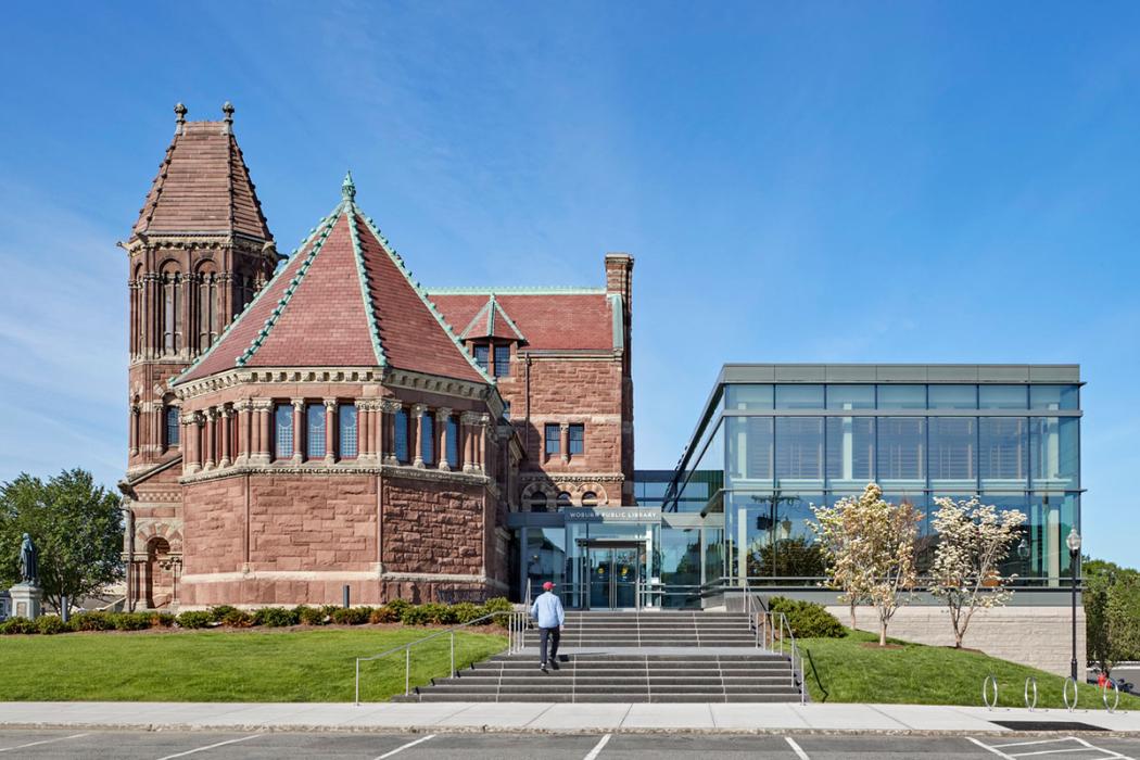 Restoration and expansion of the Woburn Public Library in Massachusetts.