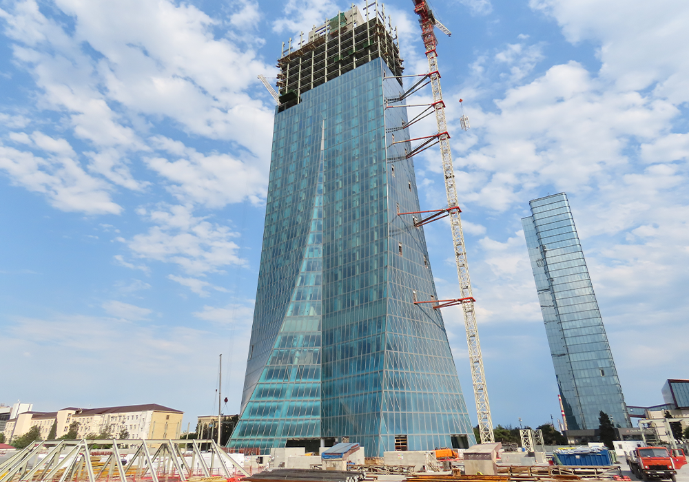 Central Bank of Azerbaijan in Baku.