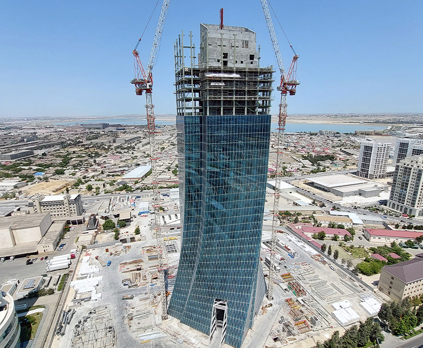 Central Bank of Azerbaijan in Baku.