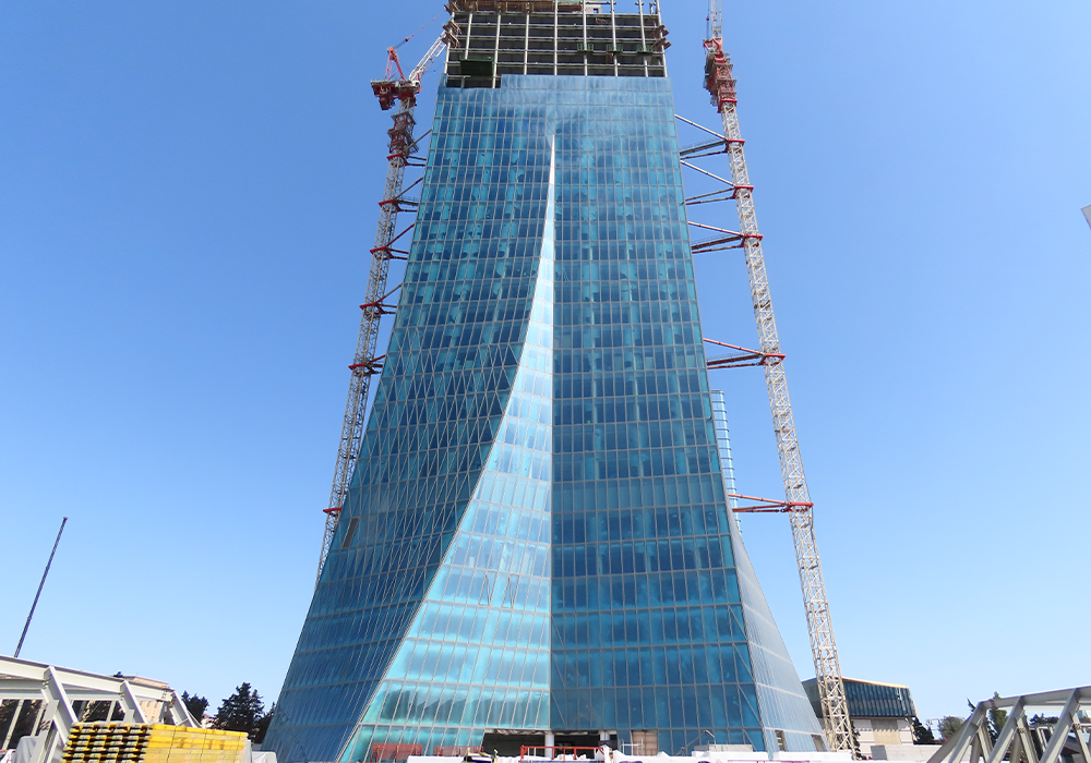 Central Bank of Azerbaijan in Baku.