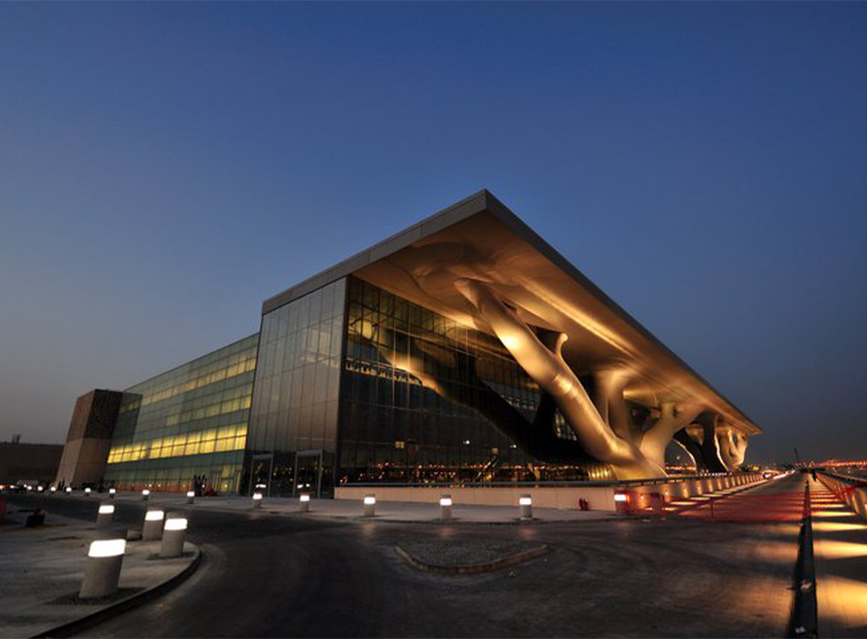 Qatar National Convention Centre in Doha, Qatar.