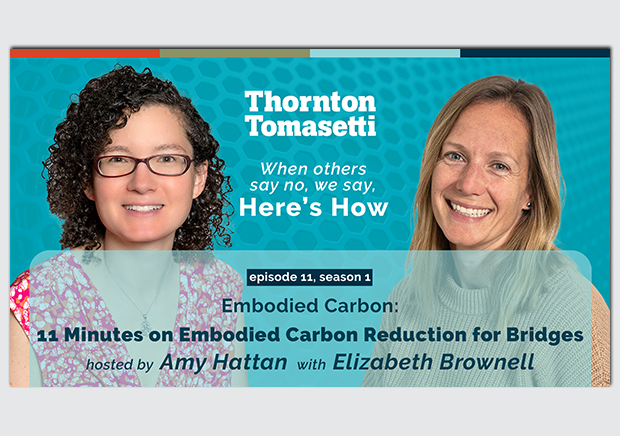 11 Minutes on Embodied Carbon Reduction for Bridges